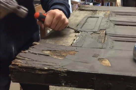 Marina del Rey-wooden-door-repair